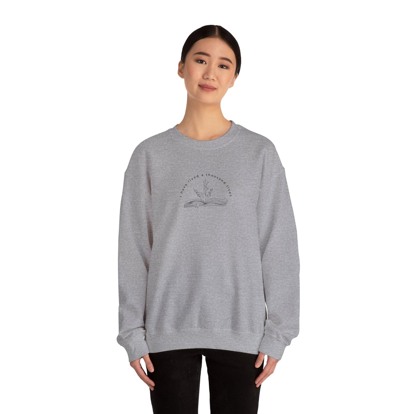 Floral Crewneck Sweatshirt - Cozy Unisex Fashion for Casual Gift, Relaxing Wardrobe Staple, Comfortable Everyday Wear, Spring Essentials