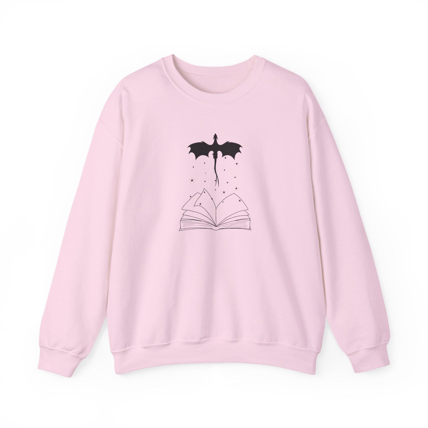 Bookish Dragon Sweatshirt - Cozy Literary Gift for Book Lovers