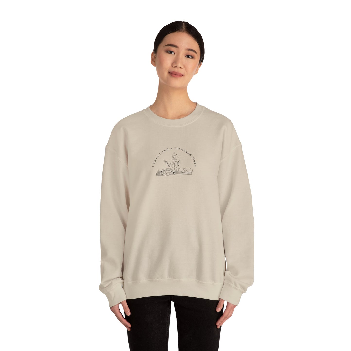Floral Crewneck Sweatshirt - Cozy Unisex Fashion for Casual Gift, Relaxing Wardrobe Staple, Comfortable Everyday Wear, Spring Essentials