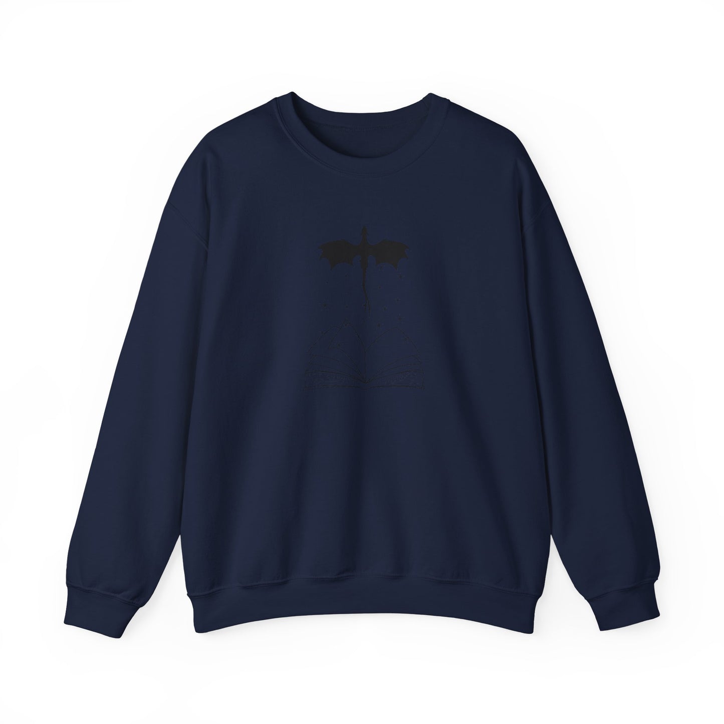 Bookish Dragon Sweatshirt - Cozy Literary Gift for Book Lovers