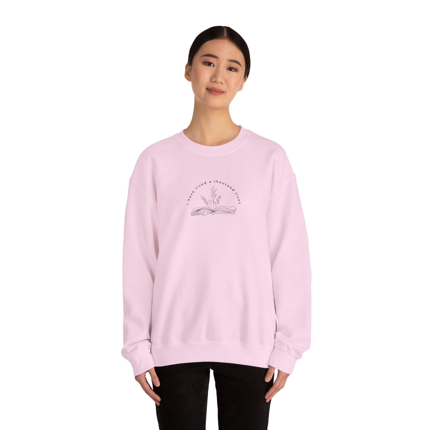 Floral Crewneck Sweatshirt - Cozy Unisex Fashion for Casual Gift, Relaxing Wardrobe Staple, Comfortable Everyday Wear, Spring Essentials