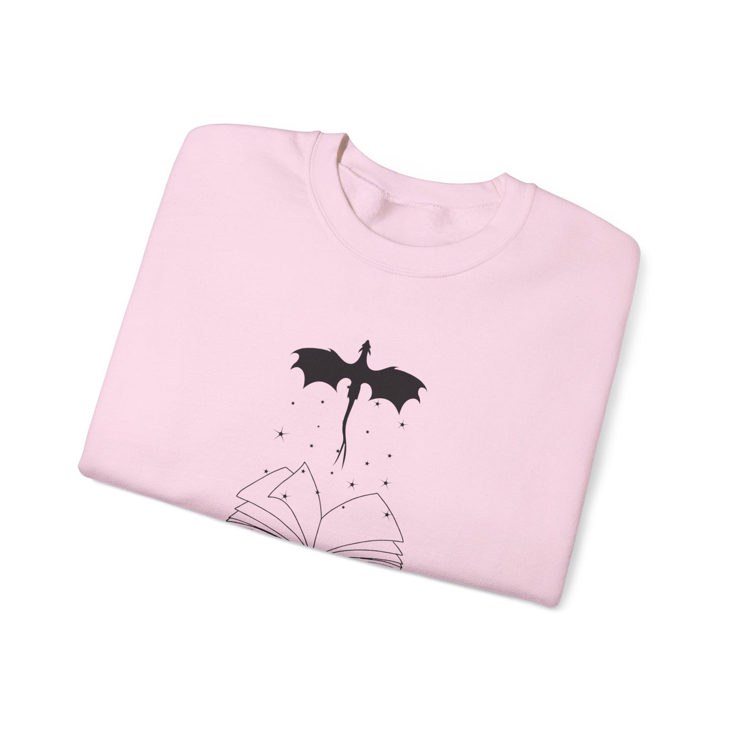 Bookish Dragon Sweatshirt - Cozy Literary Gift for Book Lovers